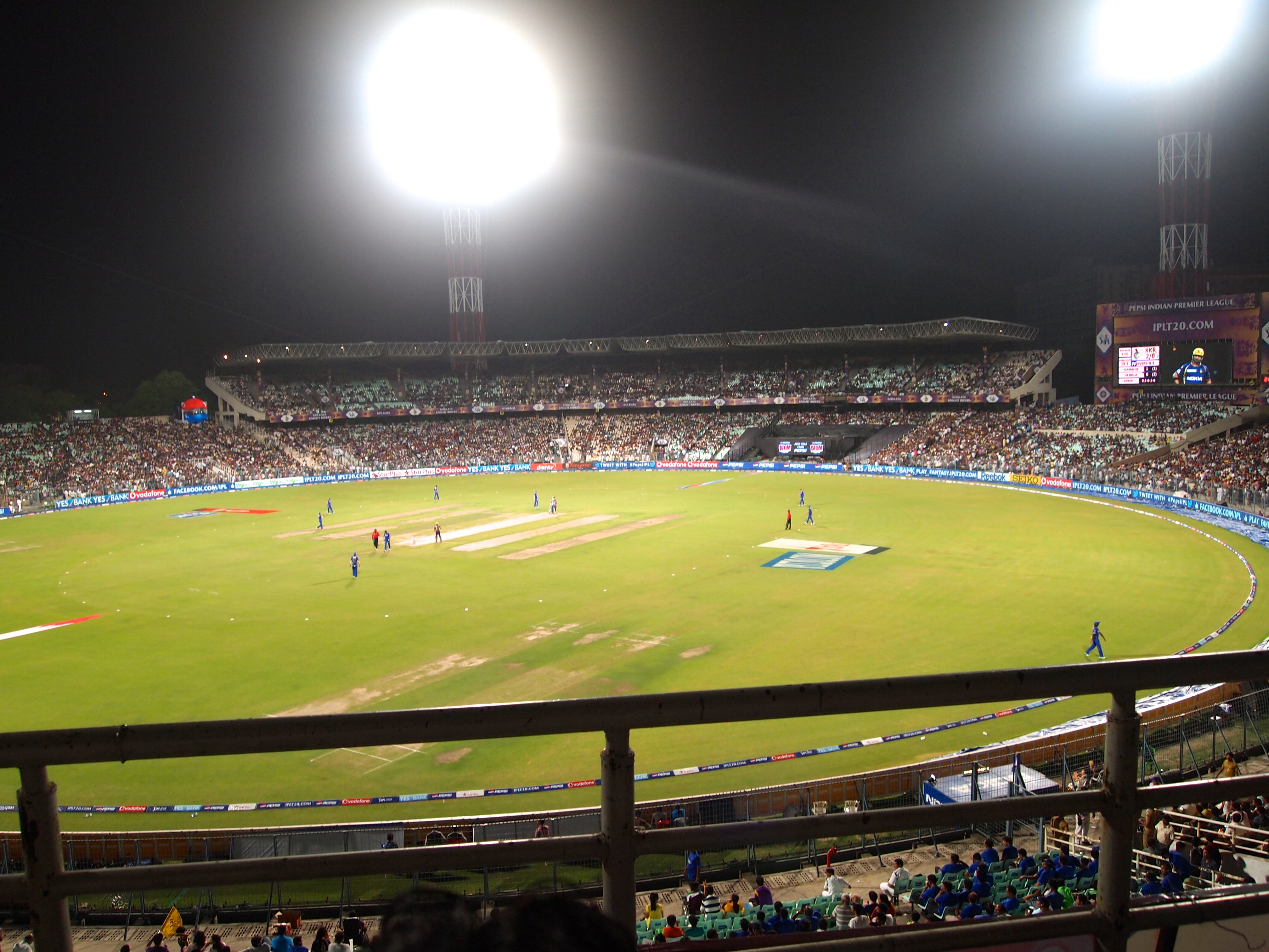 IPL Cricket Match - Eden Gardens - Kolkata (Calcutta), India